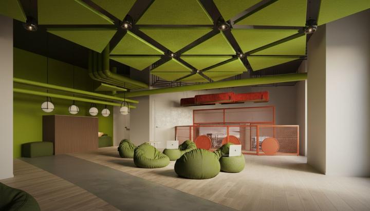 Numobel Acoustics-PET Ceiling Cloud-Triangle - 3