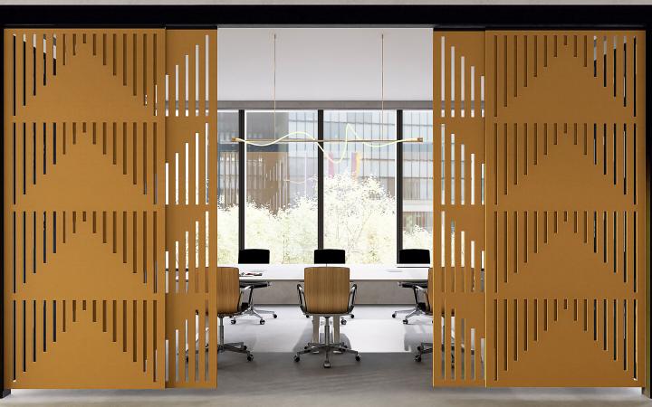 PET Panel Screen-Chevron