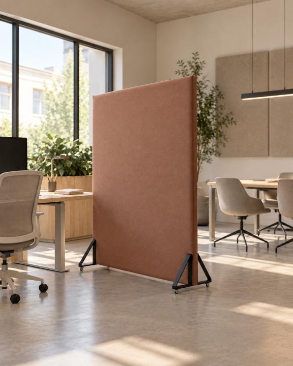 PET Floor Divider-Castor