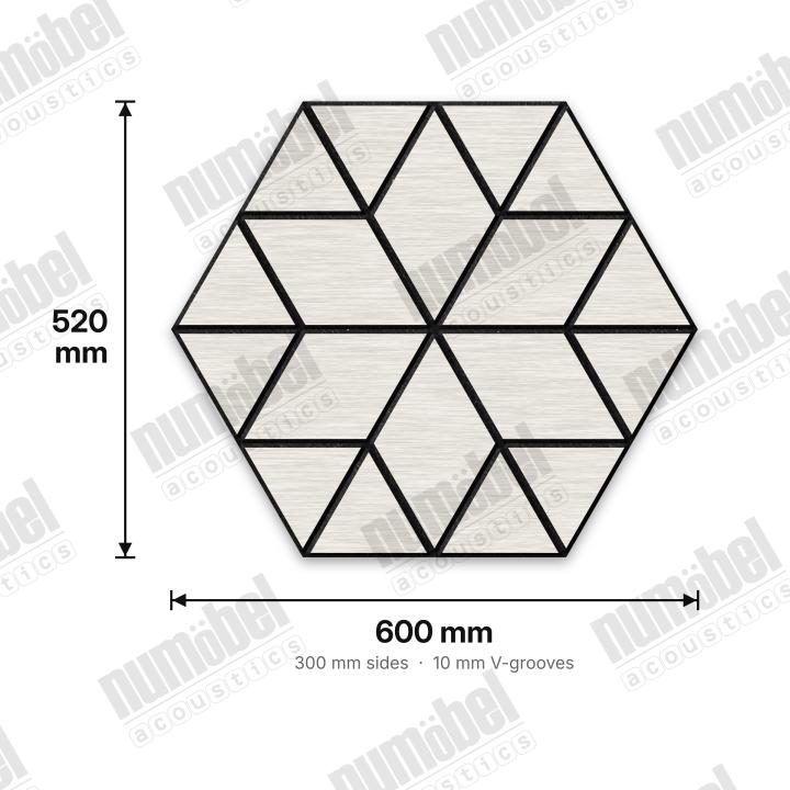 Numobel Acoustics-Combo Hex-Star Lattice - 2