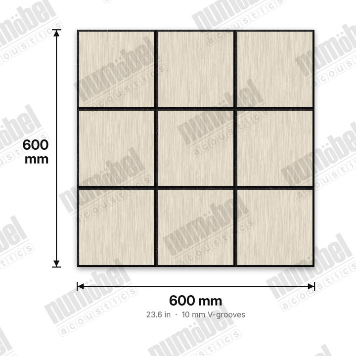 Numobel Acoustics-Combo Slat-Grid - 2