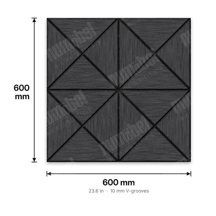 Numobel Acoustics-Combo Slat-X Triangles - 2