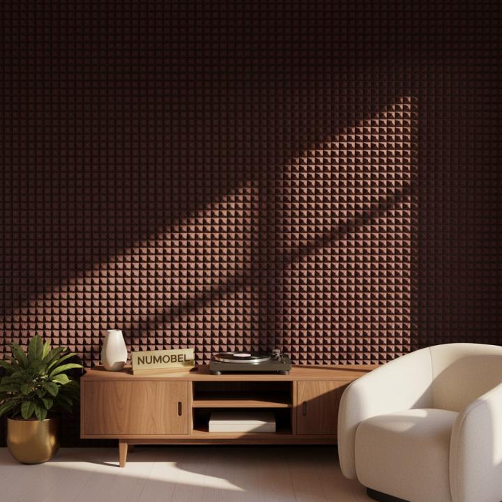 Foam Pyramid Sheet – Maroon
