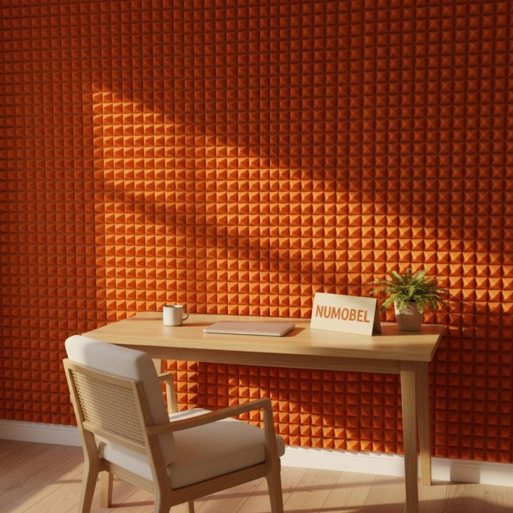 Foam Pyramid Sheet – Orange