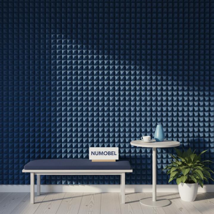Foam Pyramid Tiles – Blue