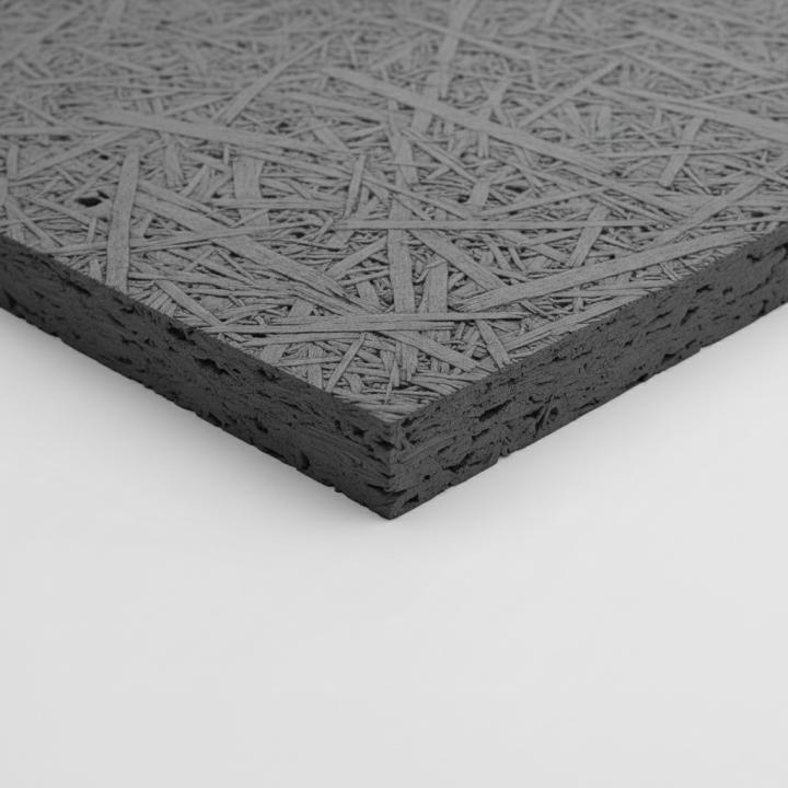Wood Wool Board – Smokey Grey