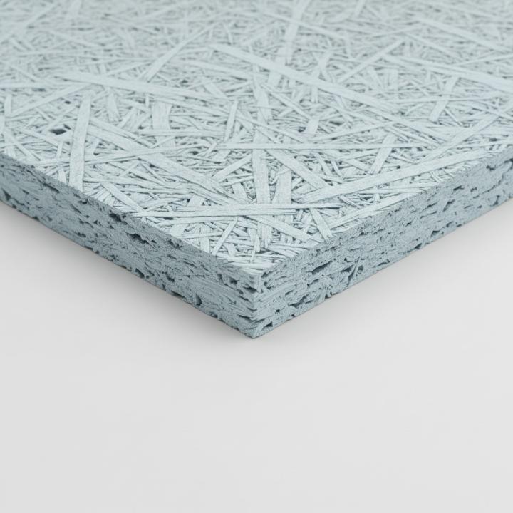 Wood Wool Board – Subtle Blue