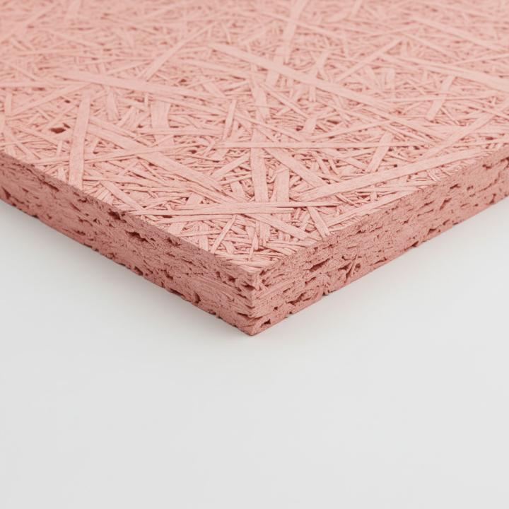 Wood Wool Board – Baby Blush