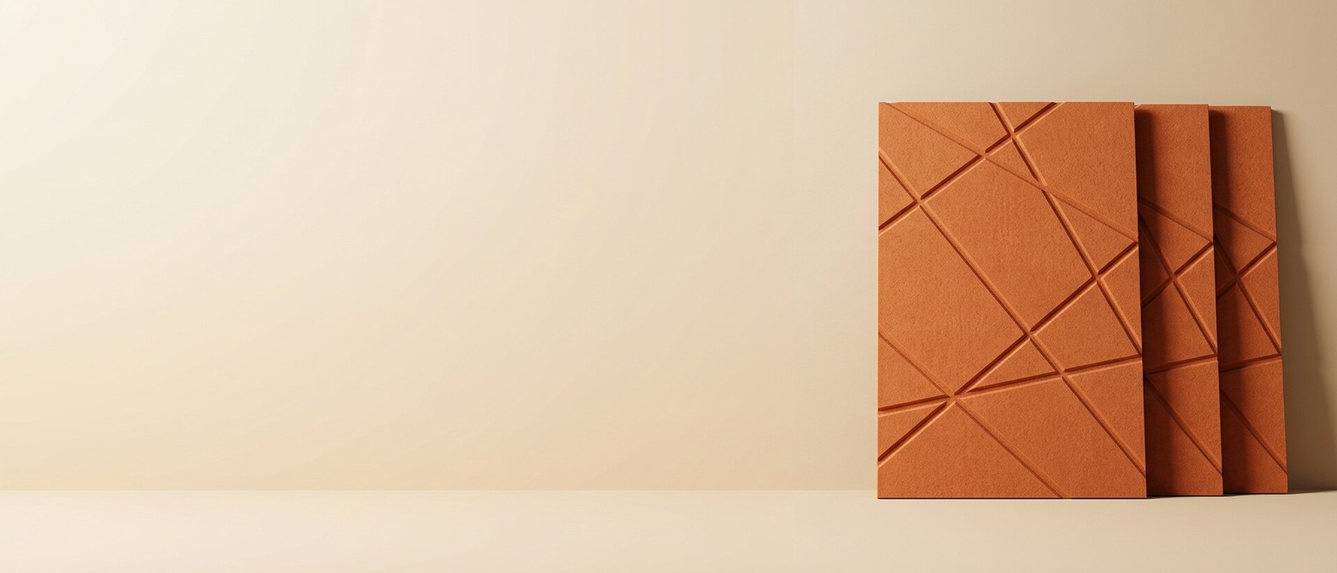 Quiet walls, bold colour.
